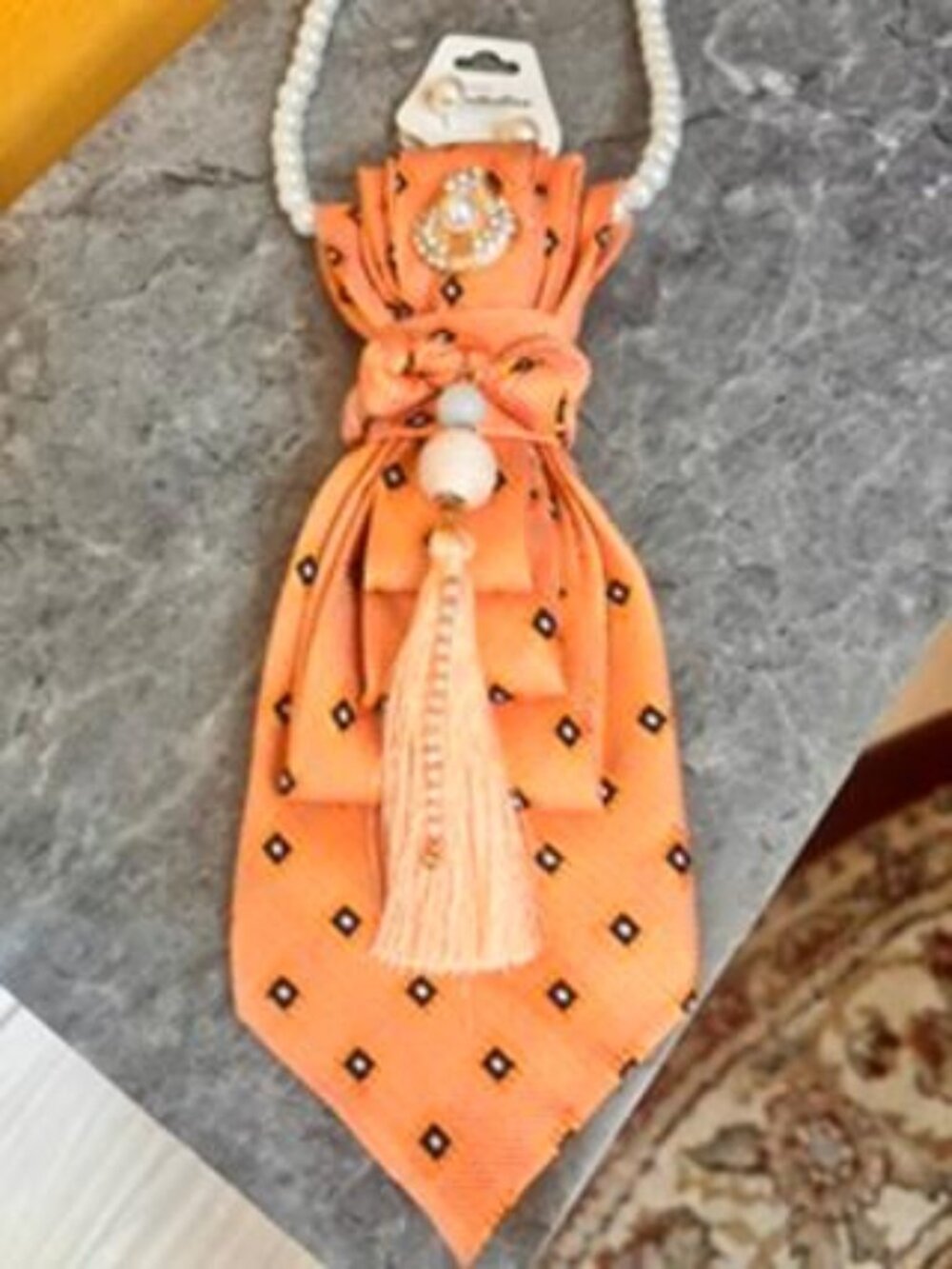 Custom Handcrafted Women’s Tie Necklace